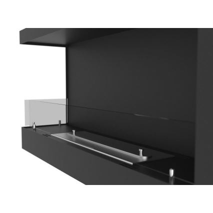 InFire - Kulma BIO takka 45x90 cm 3kW musta