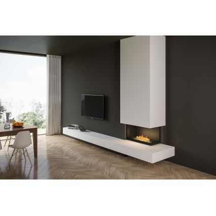 InFire - Kulma BIO takka 80x45 cm 3,5kW musta