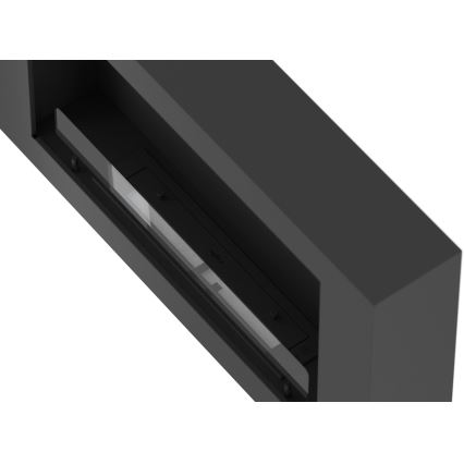 InFire - Seinä BIO takka 100x56 cm 3kW musta