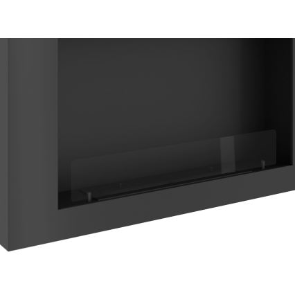 InFire - Seinä BIO takka 100x56 cm 3kW musta