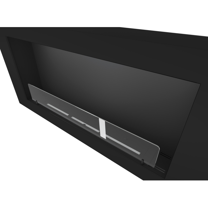 InFire - Seinä BIO takka120x56 cm 3kW musta