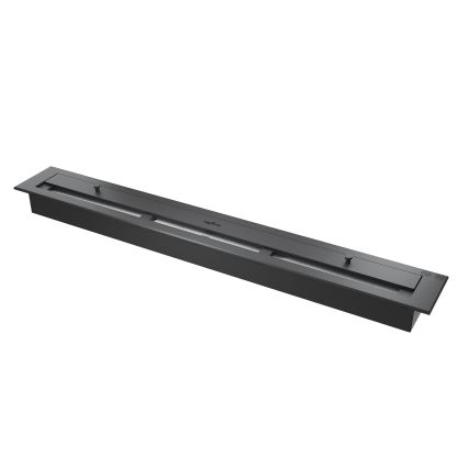 InFire - Sisäänrakennettu BIO takka 100x45 cm 3kW musta