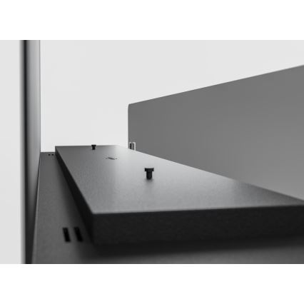 InFire - Sisäänrakennettu BIO takka 120x45 cm 3kW musta