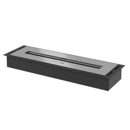 InFire - Sisäänrakennettu BIO takka 5,5x50 cm 3kW musta