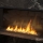 InFire - Sisäänrakennettu BIO takka 7,5x100 cm 6kW musta