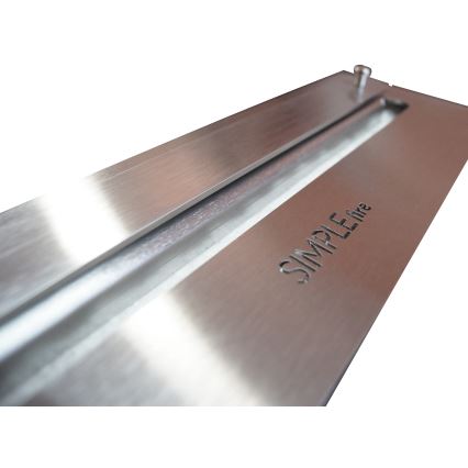 InFire - Sisäänrakennettu BIO takka 79x55 cm 3kW musta