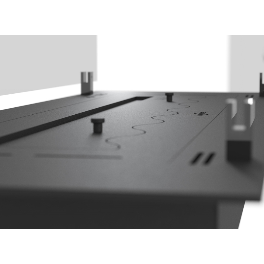 InFire - Sisäänrakennettu BIO takka 8,5x100 cm 6kW musta