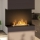InFire - Sisäänrakennettu BIO takka 80x45 cm 3kW musta