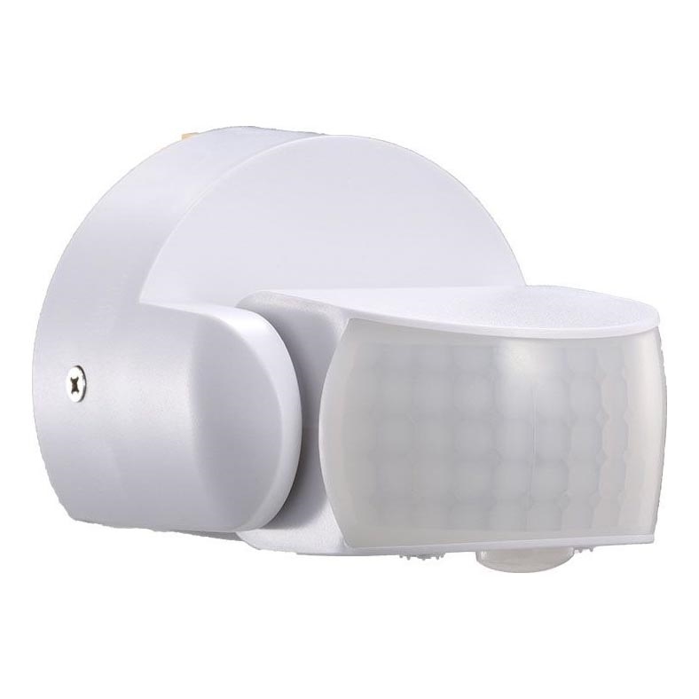 Infrapuna-ulkoliiketunnistin 180/360° 600W/230V IP65 valkoinen
