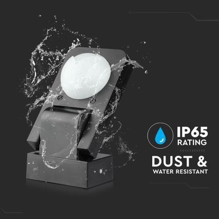 Infrapuna-ulkoliiketunnistin 360° 1000W/230V IP65 musta