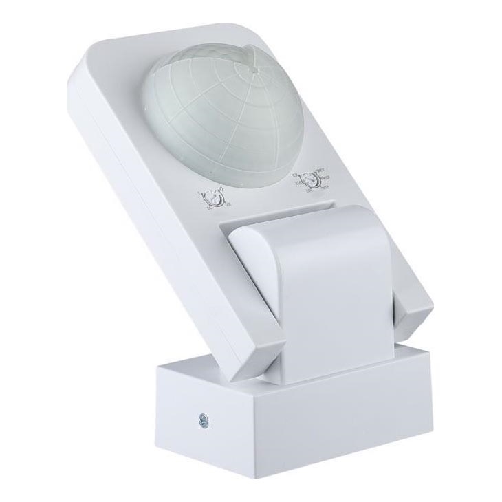 Infrapuna-ulkoliiketunnistin 360° 1000W/230V IP65 valkoinen