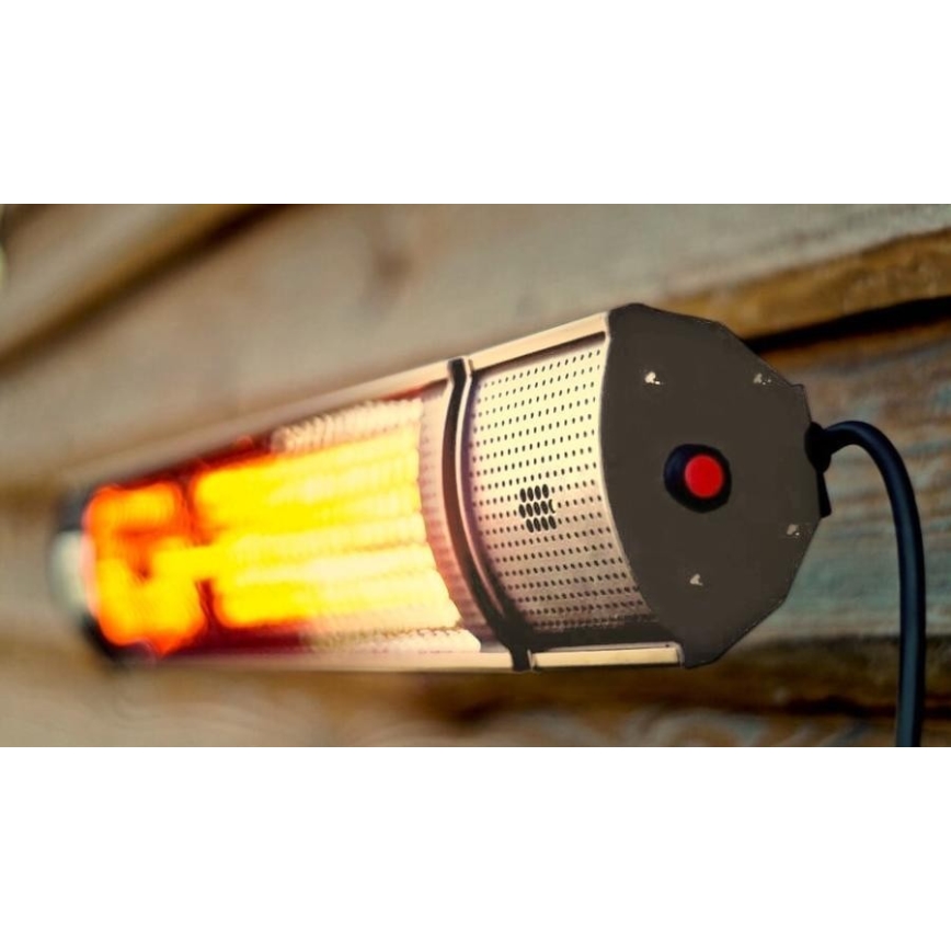Infrapunalämmitin 1000/2000W/230V IP55 + kaukosäädin