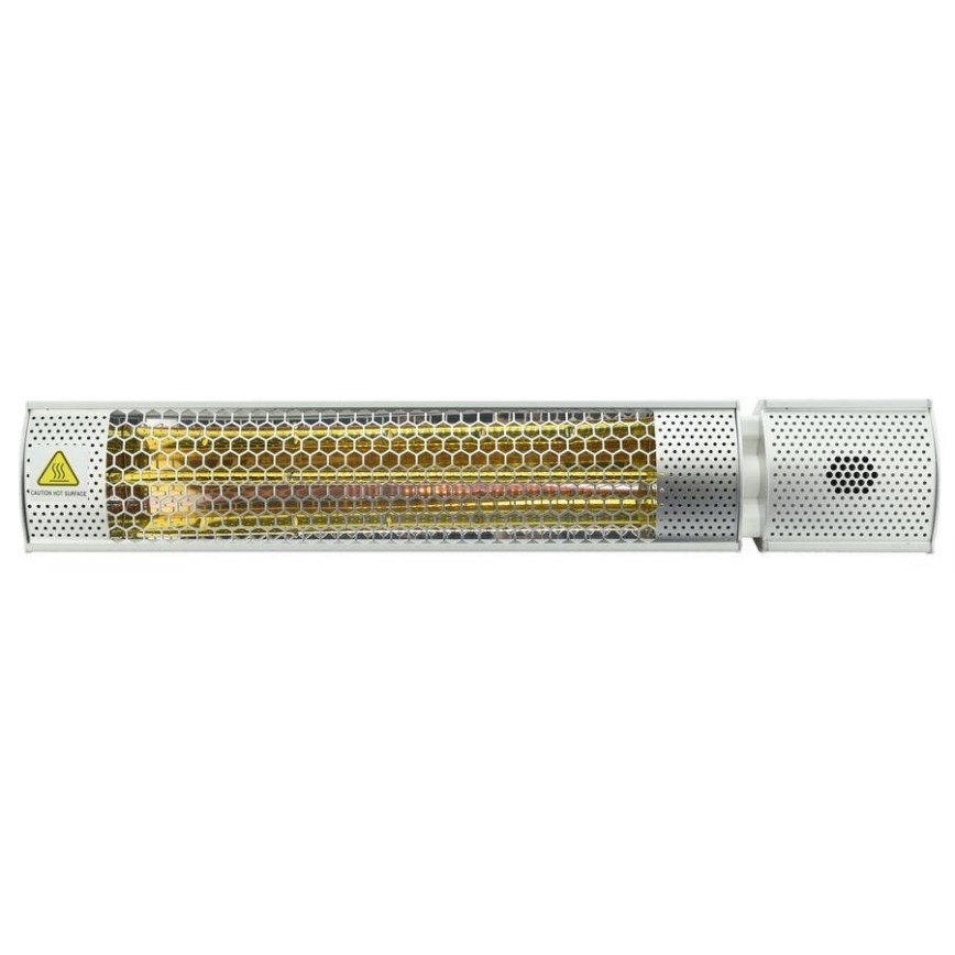 Infrapunalämmitin 1000/2000W/230V IP55 + kaukosäädin