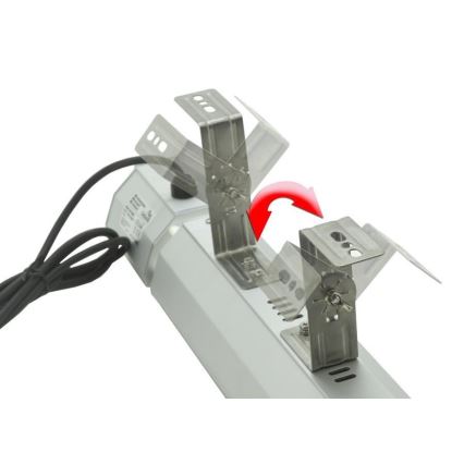 Infrapunalämmitin 1000/2000W/230V IP55 + kaukosäädin