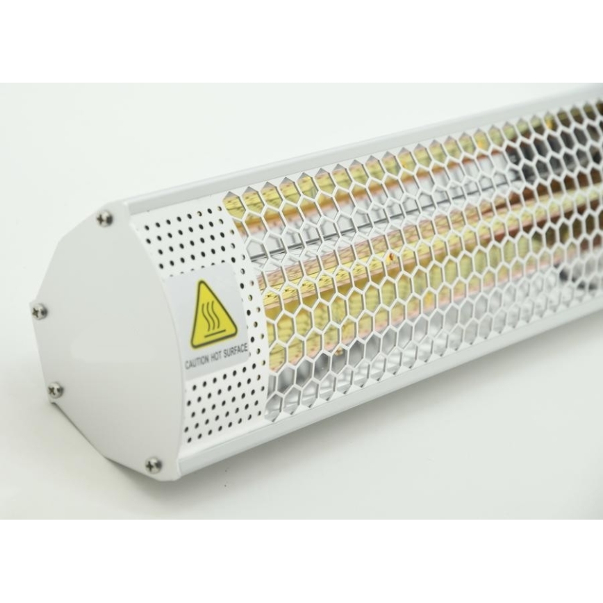 Infrapunalämmitin 1000/2000W/230V IP55 + kaukosäädin
