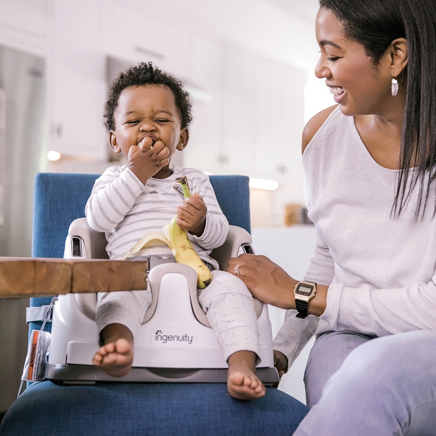 Ingenuity - Syöttötuolin istuinpehmuste 2-in-1 BABY BASE beige