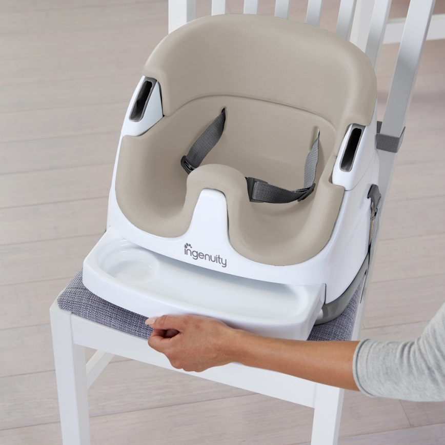 Ingenuity - Syöttötuolin istuinpehmuste 2-in-1 BABY BASE beige