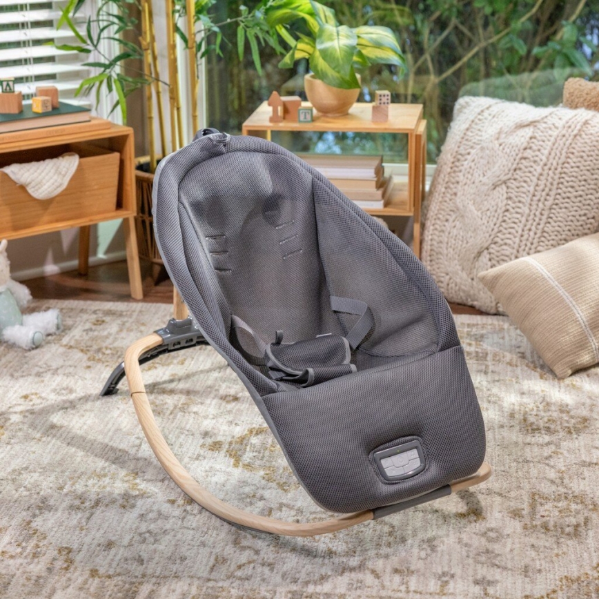 Ingenuity - Lasten värisevä lepotuoli melodialla EVERY SEASON WESLEY 3xC harmaa