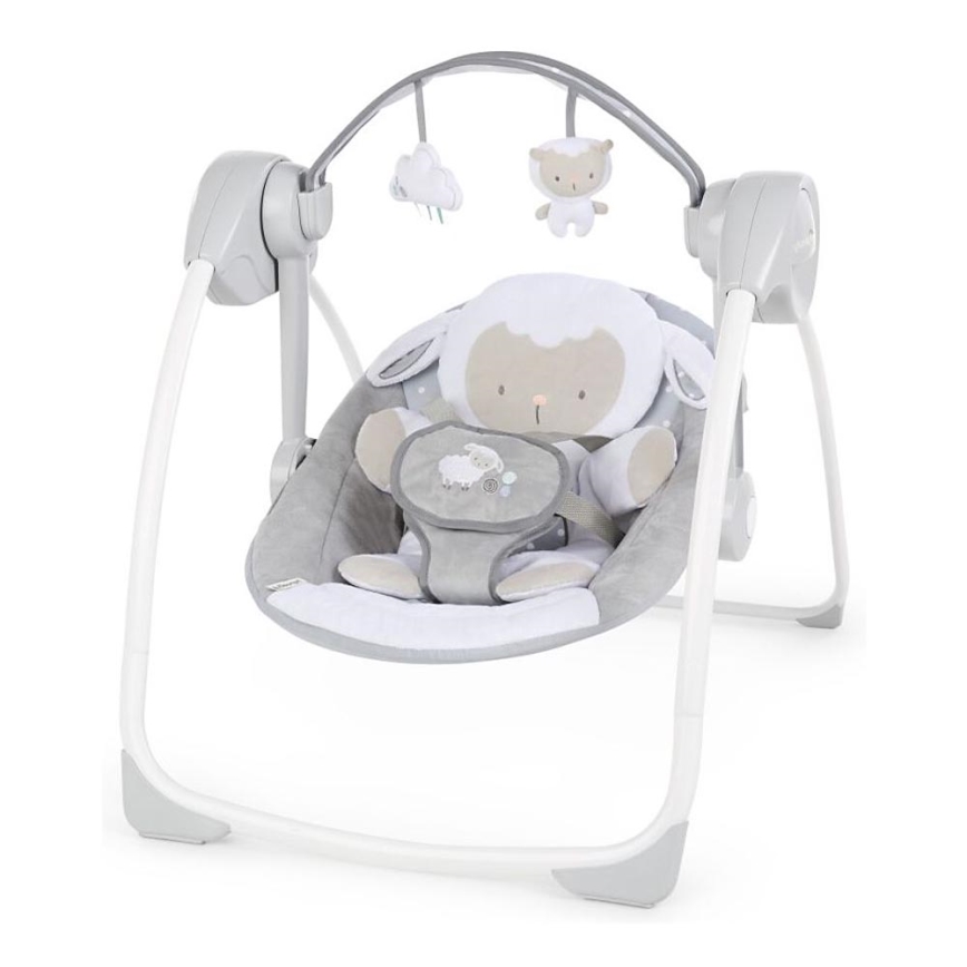 Ingenuity - Lasten keinu melodian kanssa CUDDLE LAMB 4xLR14