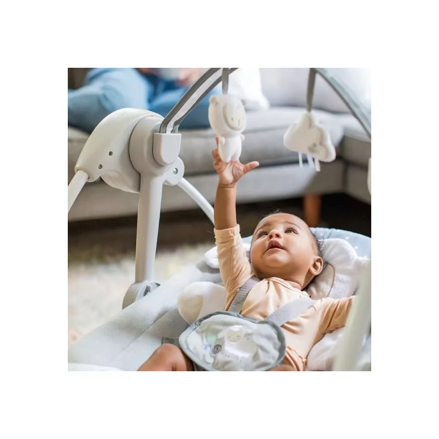 Ingenuity - Lasten keinu melodian kanssa CUDDLE LAMB 4xLR14