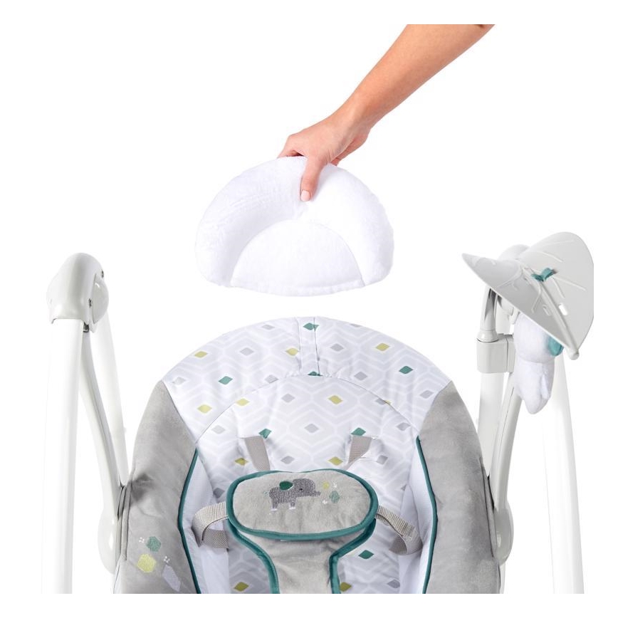 Ingenuity - Lasten värisevä keinu 2-in-1 NASH melodialla 4xLR20