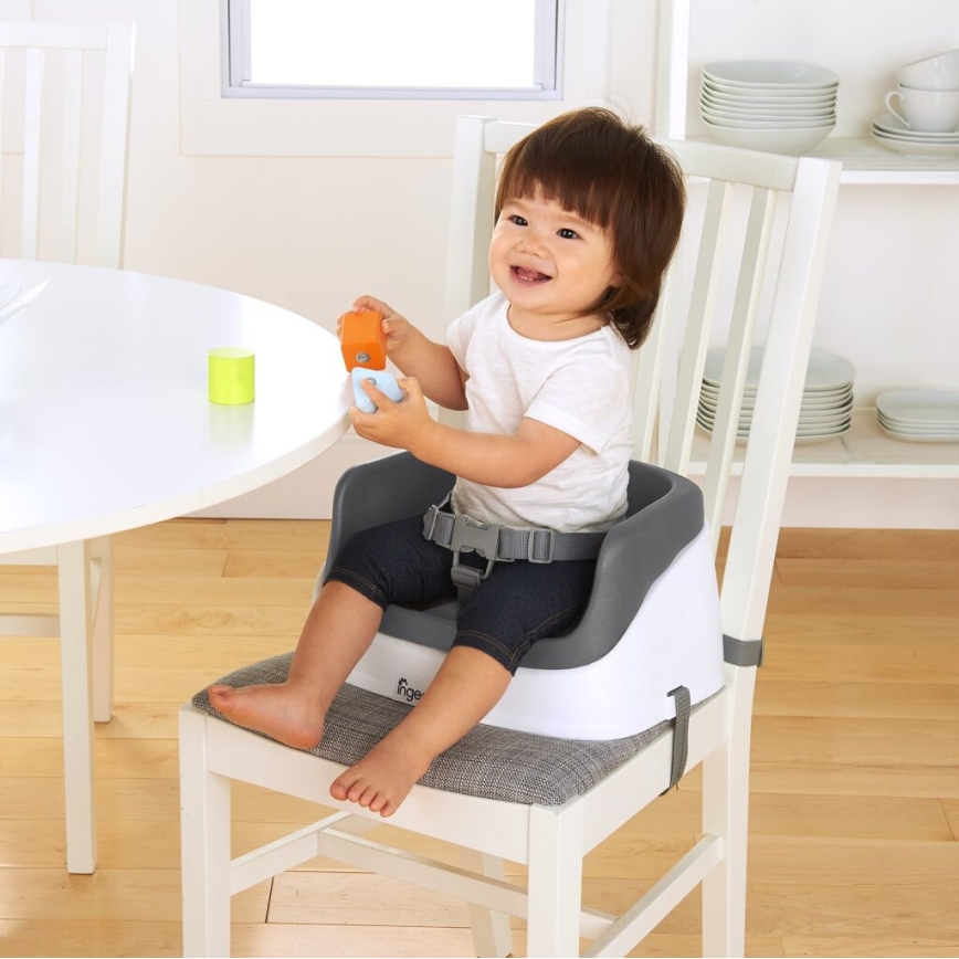 Ingenuity - Ruokailutuolin tyyny 2in1 SMARTCLEAN TODDLER harmaa