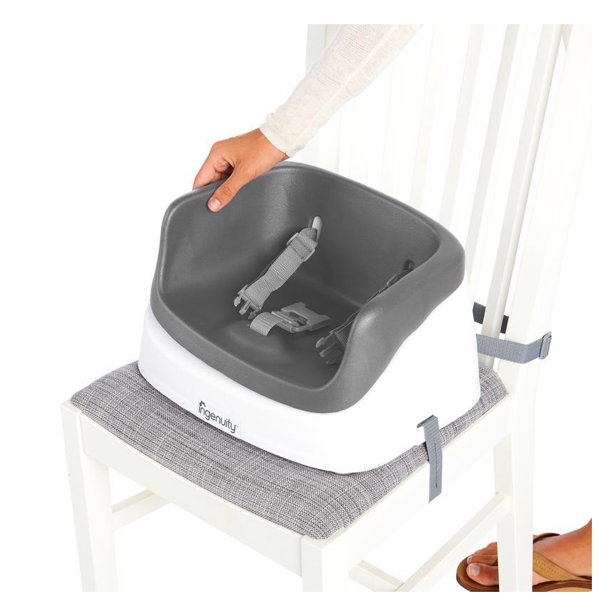 Ingenuity - Ruokailutuolin tyyny 2in1 SMARTCLEAN TODDLER harmaa
