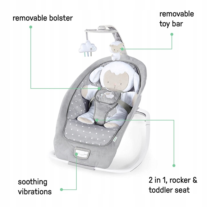 Ingenuity - Vauvan keinu melodialla CUDDLE LAMB