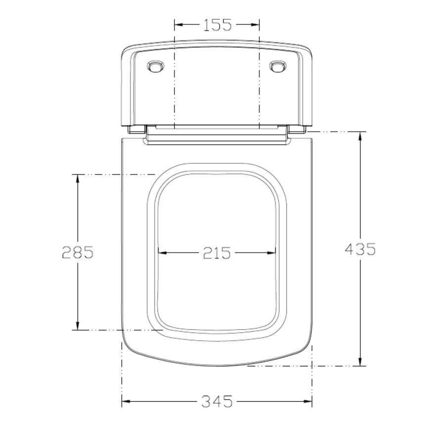 Isvea - pehmeästi sulkeutuva PURITY WC-istuimen kansi, valkoinen