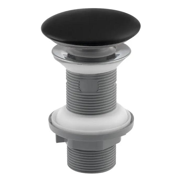 Isvea - Pesualtaan pohjaventtiili Ø 7,2 cm, mattamusta