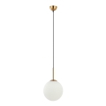 ITALUX - Kattokruunu johdossa DEORE 1xE27/40W/230V halkaisija 25 cm pronssi