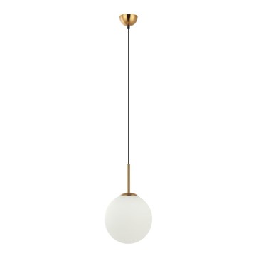 ITALUX - Kattokruunu johdossa DEORE 1xE27/40W/230V halkaisija 25 cm pronssi
