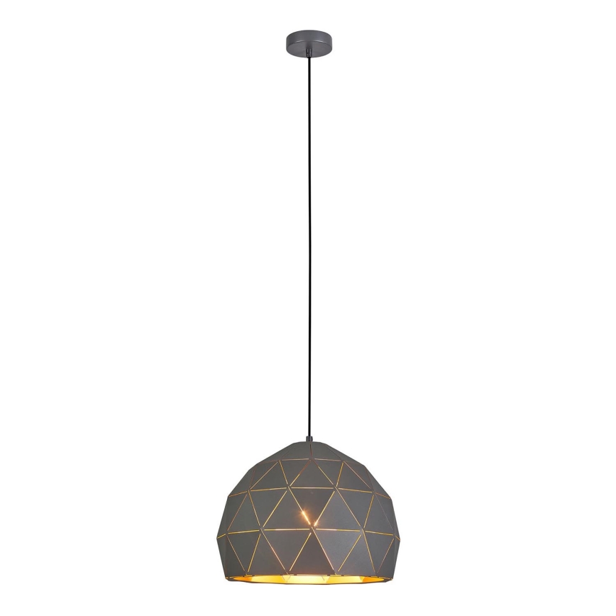 ITALUX - Kattokruunu johdossa HARLEY 1xE27/40W/230V antrasiitti