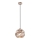 ITALUX - Kattokruunu johdossa PALERMO 1xE27/40W/230V halkaisija 23 cm Ruusukulta