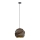 ITALUX - Kattokruunu johdossa PALERMO 1xE27/40W/230V halkaisija 32 cm antrasiitti