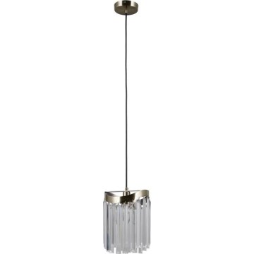 ITALUX - Kattokruunu johdossa SABRIGA 1xE14/40W/230V mattakromi