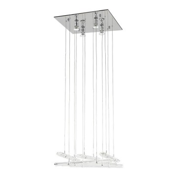 ITALUX - Kattokruunu narulla DIAMOND 4xGU10/50W/230V + 12xG4/10W