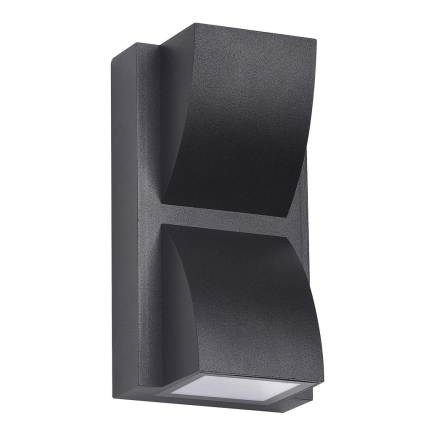 ITALUX - LED-ulkoseinävalaisin EDGAR 2xLED/3W/230V IP54 3000K musta
