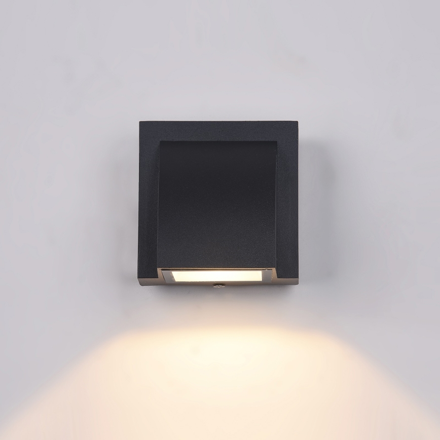 ITALUX - LED-ulkoseinävalaisin EDGAR LED/3W/230V IP54 3000K musta