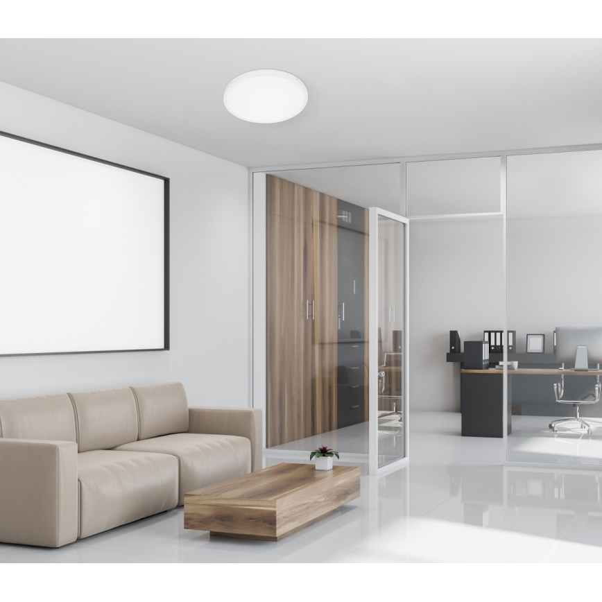 ITALUX - LED-kattovalaisin PELARO LED/36W/230V 3000K halkaisija 50 cm valkoinen