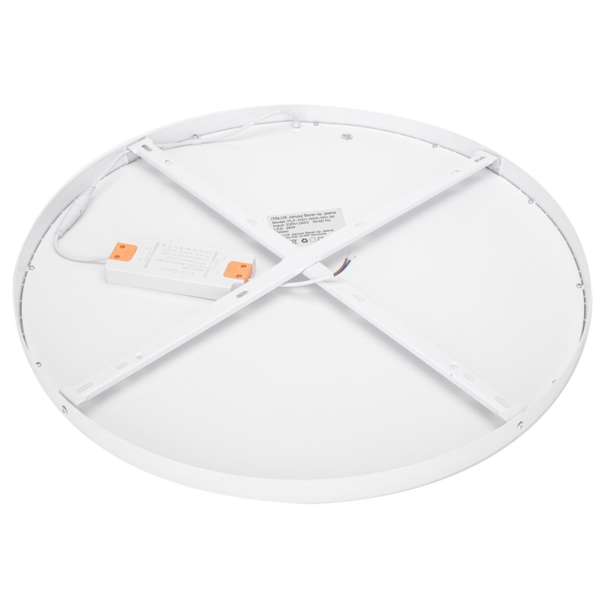 ITALUX - LED-kattovalaisin PELARO LED/36W/230V 3000K halkaisija 50 cm valkoinen