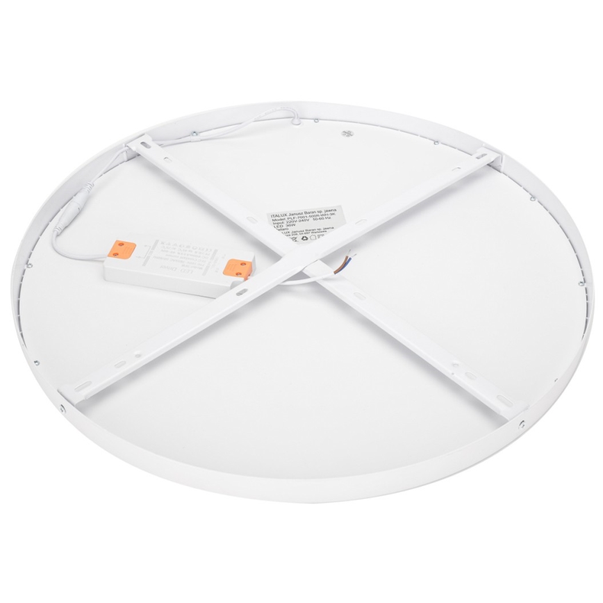 ITALUX - LED-kattovalaisin PELARO LED/36W/230V 4000K halkaisija 50 cm valkoinen