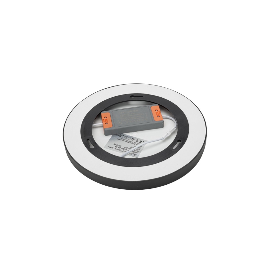 ITALUX - LED-kattovalaisin RIBERIO LED/30W/230V 3000K musta