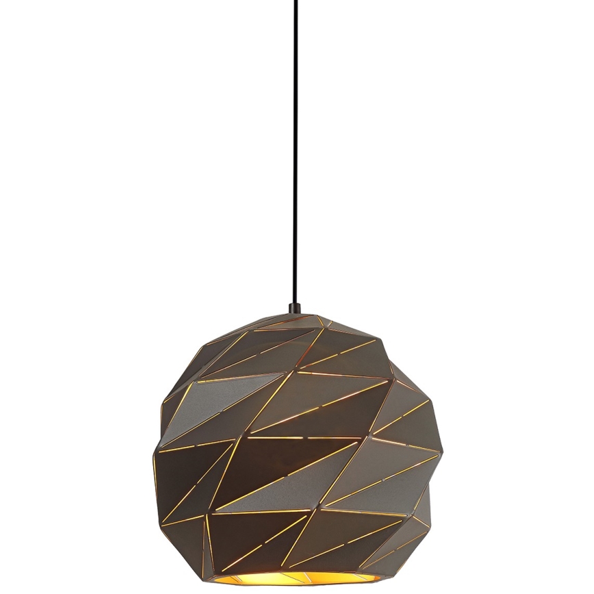 ITALUX - Kattokruunu johdossa PALERMO 1xE27/40W/230V halkaisija 32 cm antrasiitti