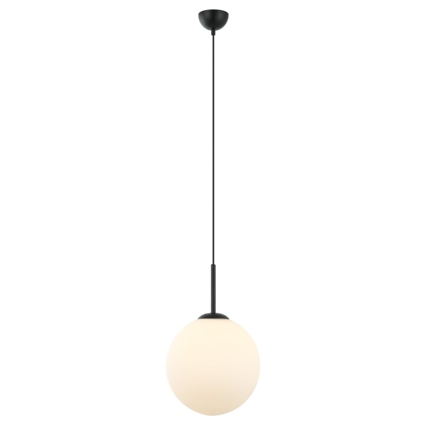 ITALUX - Ripustettava kattovalaisin DEORE 1xE27/40W/230V halkaisija 30 cm musta