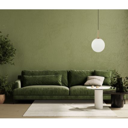 ITALUX - Kattokruunu johdossa DEORE 1xE27/40W/230V halkaisija 25 cm pronssi