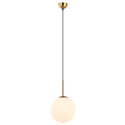ITALUX - Kattokruunu johdossa DEORE 1xE27/40W/230V halkaisija 25 cm pronssi