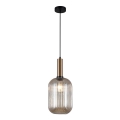 ITALUX - Ripustettava kattovalaisin ANTIOLA 1xE27/40W/230V halkaisija 20 cm pronssi