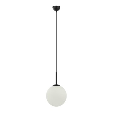 ITALUX - Ripustettava kattovalaisin DEORE 1xE27/40W/230V halkaisija 25 cm musta