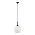 ITALUX - Ripustettava kattovalaisin DEORE 1xE27/40W/230V halkaisija 30 cm musta